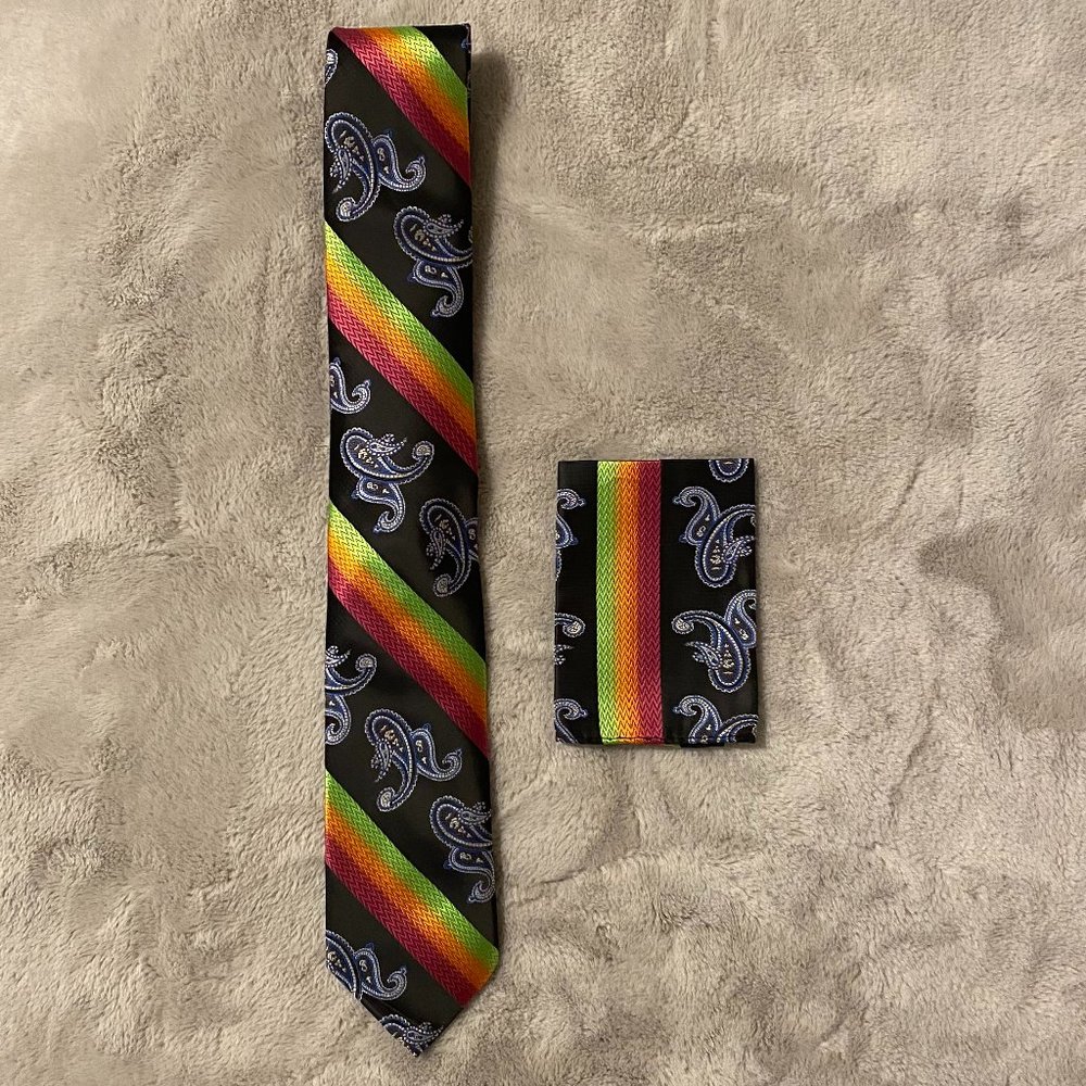 Stacy Adams tie w/Pocket Square